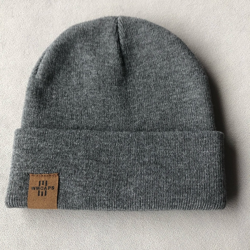 WMCAPS ~ Grey Knit Beanie